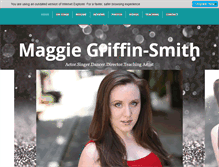 Tablet Screenshot of maggiegriffinsmith.net